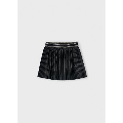 Sukně skládaná lesklá Bear černá MINI Mayoral – Zboží Dáma