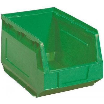Manutan Plastový box 12,5 x 14,5 x 24 cm, zelený