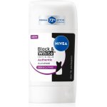 NIVEA Black & White Authentic tuhý antiperspirant 72h 50 ml – Zboží Mobilmania