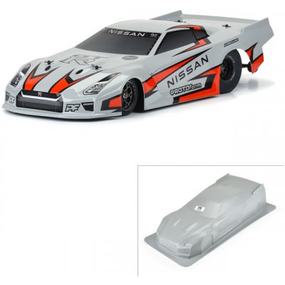 PROTOform Drag Car: karosérie 1:10 Nissan GT-R R35 Pro šedá – Zbozi.Blesk.cz