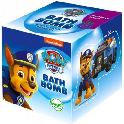 Paw Patrol, šumivá bomba do kúpeľa Blackberry Chase 165 g – Zbozi.Blesk.cz