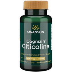 Swanson Cognizin Citicoline 60 kapslí 500 mg