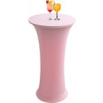 CANDeal Napínací potah na barový stůl Bistro růžový 80x110cm