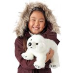 Folkmanis Puppets mládě polárního medvěda 40 cm – Zboží Dáma