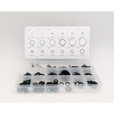 Sada těsnění o-kroužků odolných proti oleji 225ks GEKO – Sleviste.cz