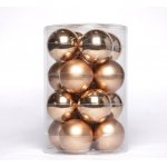 decoDoma Sada vánočních ozdob ZLATÁ 16 ks pr. 8 cm – Hledejceny.cz