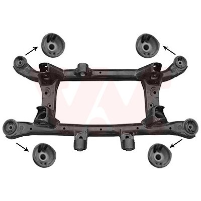 Tělo nápravy VAN WEZEL 8381629 | Zboží Auto