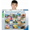 Puzzle RAVENSBURGER Lodě a pobřeží 1500 dílků