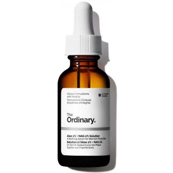 The Ordinary Aloe 2% + NAG 2% Solution zklidňující sérum proti akné 30 ml