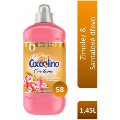 Coccolino Creations Honeysuckle & Sandalwood aviváž 58 PD 1,45 l