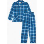xcena Dámské flanelové pyžamo modré – Sleviste.cz