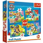 TREFL Tlapková patrola Běžící štěňata 4v1 12,15,20,24 dílků – Zboží Mobilmania