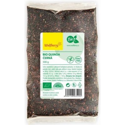 Wolfberry Quinoa černá Bio 0,5 kg – Sleviste.cz