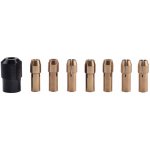 EXTOL CRAFT kleštiny, sada 8ks, ?1-1,6-2-2,3-3-2x3,2mm, hlavice M8x0,75, 404191 – HobbyKompas.cz