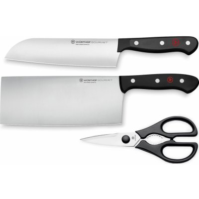 Wüsthof Gourmet 8010 Sada 2 nožů + Kuchyňské nůžky – Zboží Mobilmania