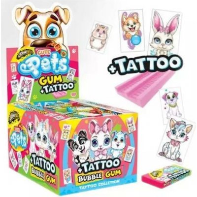 JohnyBee žvýkačky fancy gum tattoo 1kg – Hledejceny.cz