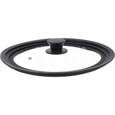 Ruhhy 25560 Univerzální skleněná poklice se silikonovým lemem 3 v 1, 24/26/28 cm – Sleviste.cz