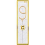 Prskavka číslice 9 zlatá 6,5 cm – Zbozi.Blesk.cz