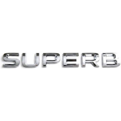 Škoda Auto Zadní nápis Superb pro vozy Škoda Superb II (2013 - 2015) - originál | Zboží Auto
