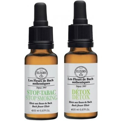 Bachovy květové BIO esence Les fleurs de Bach Detox + Stop Smoke 20 ml – Hledejceny.cz