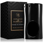 Ashleigh & Burwood Aroma lampa TOWER na vonný olej černo-zlatá glazovaná keramika – Hledejceny.cz