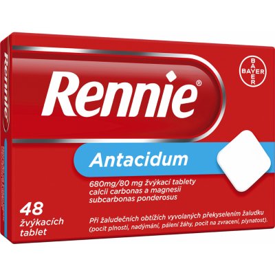 RENNIE POR 680MG/80MG TBL MND 48 – Zboží Mobilmania