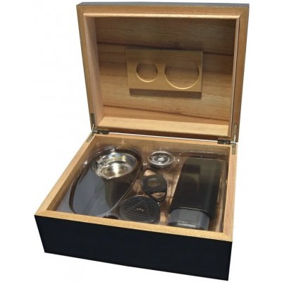 Angelo Humidor Set Black – Zboží Mobilmania