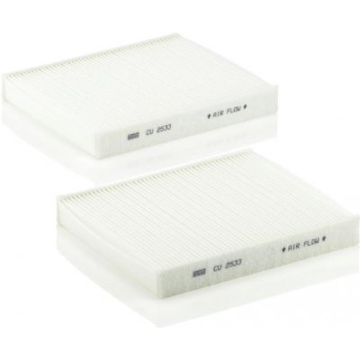 Filtr, vzduch v interiéru MANN-FILTER CU 2533-2 MF CU2533-2 – Hledejceny.cz