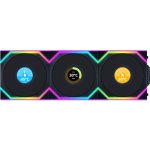 Lian Li UNI FAN SL Wireless LCD 120 Black 3ks včetně ovladače 12SLLCD1W3B – Hledejceny.cz