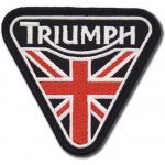 Moto nášivka Triumph triangle Black 8 cm x 7 cm – Zboží Dáma