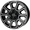 Alu kolo, lité kolo Rial TRANSPORTER 6x16 5x118 ET68 diamond black polished