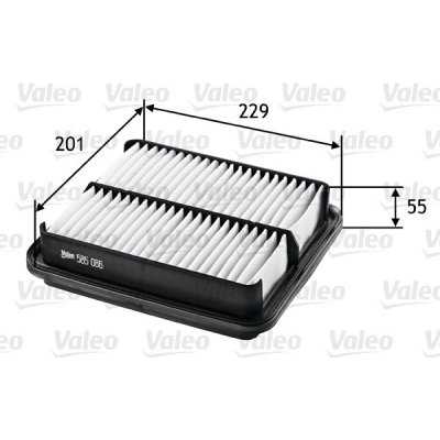 Vzduchový filtr VALEO 585086 – Hledejceny.cz