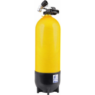 ROTH Potápěčská tlaková láhev 15 litrů 230 barů žlutá