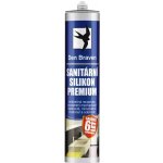 Debbex 30212PM Sanitární silikon Premium 280 ml bílá – Zboží Mobilmania
