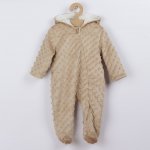 Kojenecký overal z Minky Nicol Bubbles béžový – Zboží Dáma