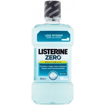 Listerine Mouthwash Zero 500ml – Zboží Mobilmania