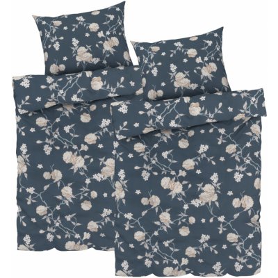 Livarno Home povlečení z mikrovláknitého saténu navy modrá 140x200 70x90 – Sleviste.cz