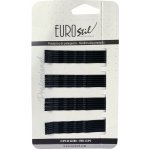 Vlnitá sponka Eurostil Professional - 7 cm, černá - 24 ks (01611/50) – Zboží Dáma