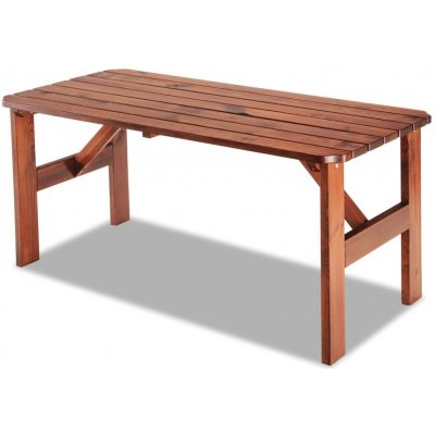 Krajča Zahradní dřevěný stůl Ulm - dub Palisandr – Hledejceny.cz