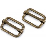 Prima-obchod Posunovač na popruhy šíře 20 mm, barva 5 staromosaz – Zboží Mobilmania