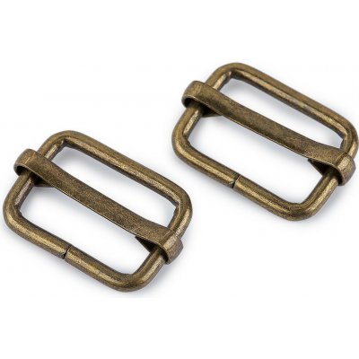 Prima-obchod Posunovač na popruhy šíře 20 mm, barva 5 staromosaz – Zboží Mobilmania