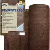Stínící textilie TOMPET Stínící tkanina na plot 1,5x10m Browntex 90% 20330