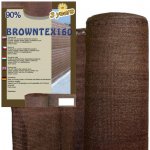 TOMPET Stínící tkanina na plot 1,5x10m Browntex 90% 20330
