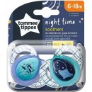 Tommee Tippee savička Breast like night bílá/žlutá 2ks