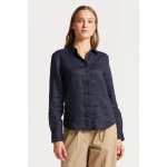 Gant reg linen chambray shirt modrá – Zboží Dáma