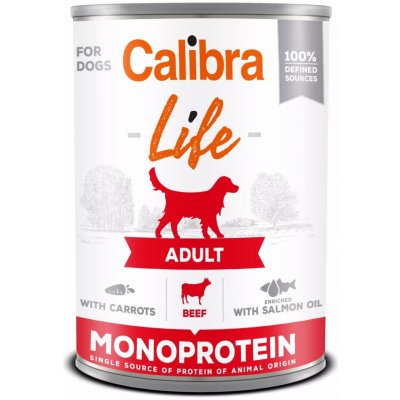 Calibra Life Adult Beef with carrots 400 g – Zbozi.Blesk.cz