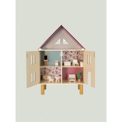 Janod Dřevěný domeček pro panenky Twist – Zboží Dáma