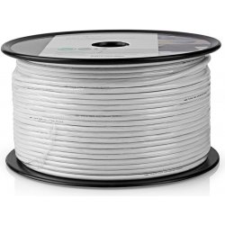 Nedis koaxiální kabel COAX12, 7.0 mm, 100 m, bílá