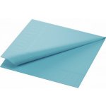 Duni Papírový ubrousek světle tyrkysově modrý 20ks 3V 33x33cm