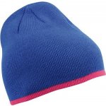 Myrtle Beach beanie with Contrasting Border Královská modrá růžová – Hledejceny.cz